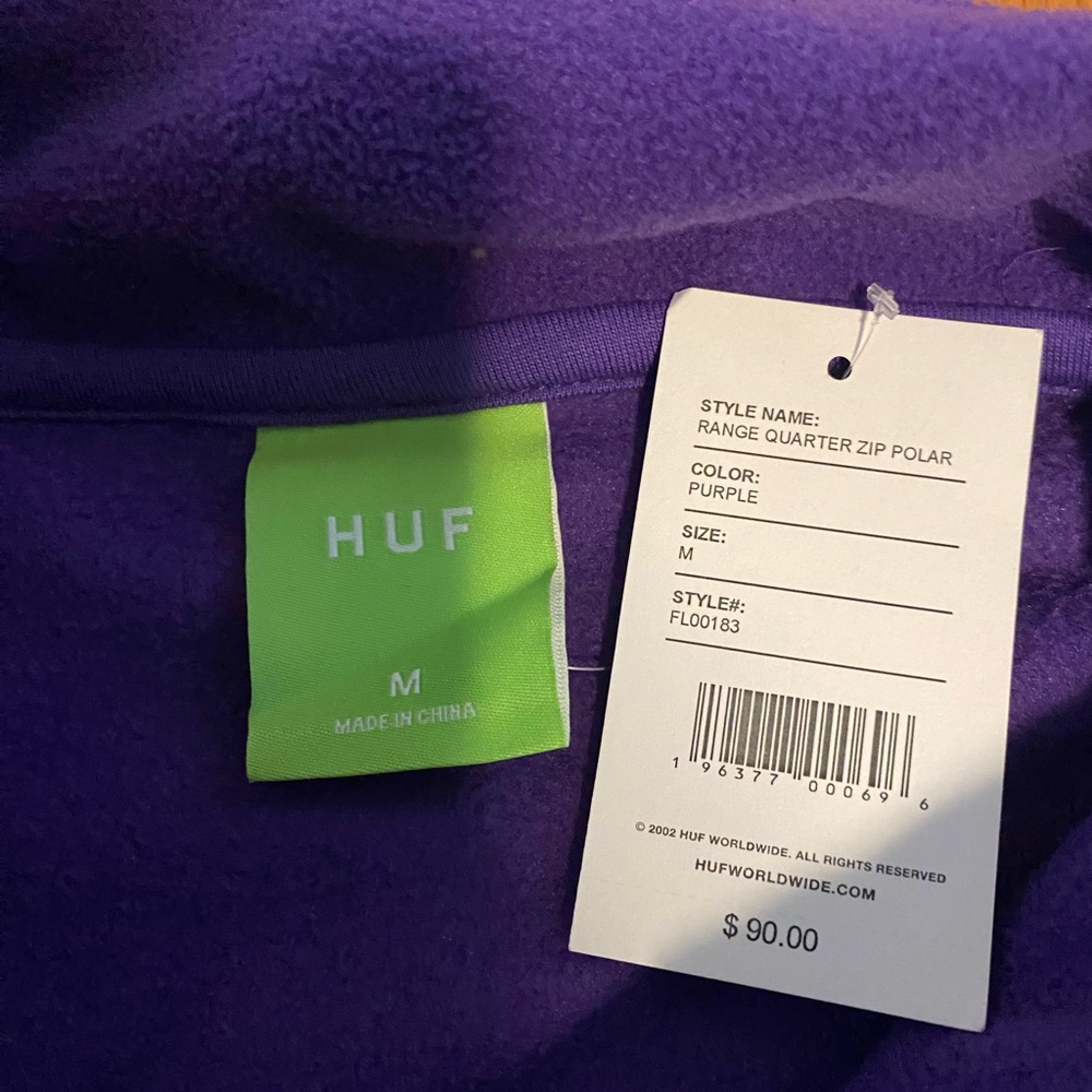 HUF 1/4-Zip Polar Fleece - Picture 6 of 7